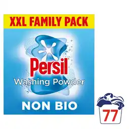 Iceland Persil Washing Powder XXL Family Pack Non Bio 3.85 kg (77 washes) offer