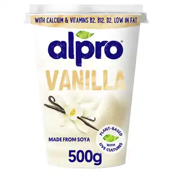Iceland Alpro Vanilla Made from Soya 500g offer