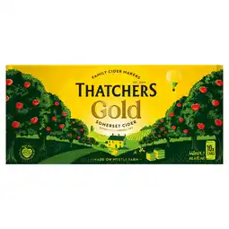 Iceland Thatchers Gold Somerset Cider 10 x 440ml offer