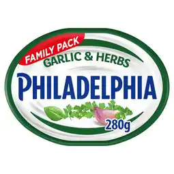Iceland Philadelphia Garlic & Herbs Family Pack 280g offer
