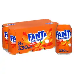 Iceland Fanta Orange Zero 8 x 330ml offer