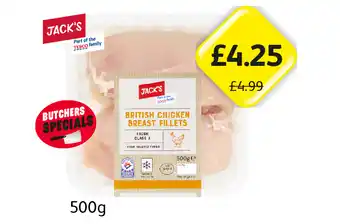Londis View Jack's British Chicken Breast Fillets offer