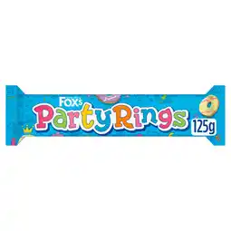 Iceland Fox's Party Rings 125g offer