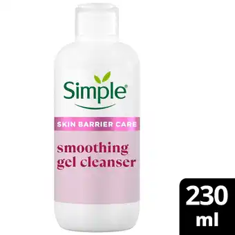 Morrisons Simple Healthy Skin Barrier Smoothing Gel Cleanser offer