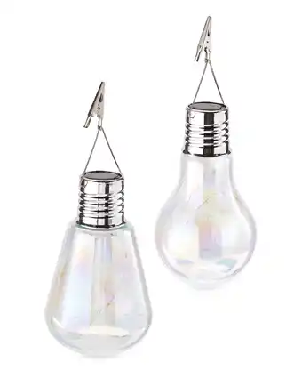 Aldi Solar Large Glass Lightbulb offer