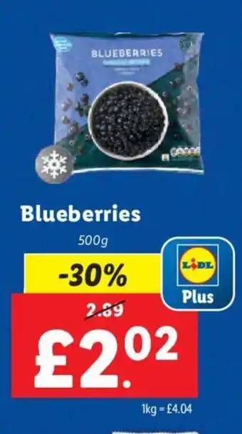 Lidl Blueberries offer
