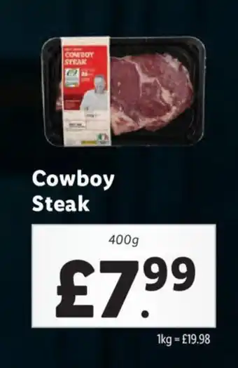 Lidl Cowboy Steak offer