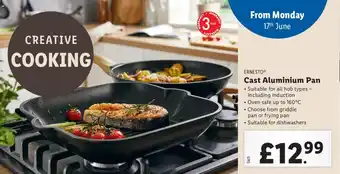 Lidl ERNESTOⓇ Cast Aluminium Pan offer