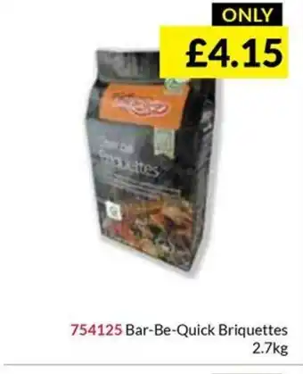 Musgrave MarketPlace Bar-Be-Quick Briquettes 2.7kg offer