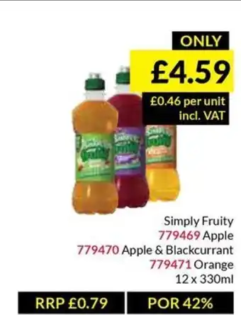 Musgrave MarketPlace Simply Fruity offer