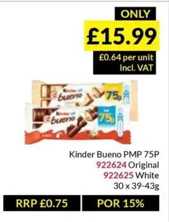 Musgrave MarketPlace Kinder Bueno offer