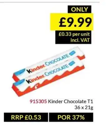 Musgrave MarketPlace Kinder Chocolate T1 offer
