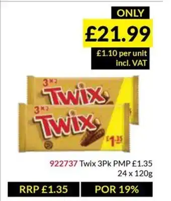 Musgrave MarketPlace Twix 3Pk offer