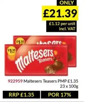Musgrave MarketPlace Maltesers Teasers offer