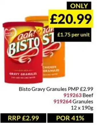 Musgrave MarketPlace Bisto Gravy Granules offer
