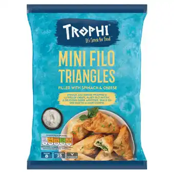 Asda Trophi Mini Filo Triangles Filled with Spinach & Cheese 400g offer