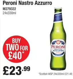Makro Peroni Nastro Azzurro offer
