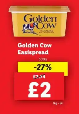 Lidl Golden Cow Easispread offer