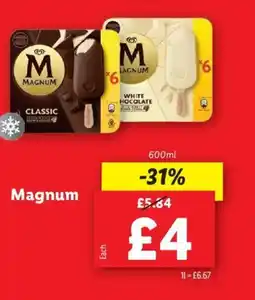 Lidl Magnum offer