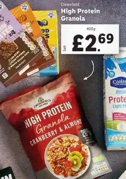 Lidl Crownfield High Protein Granola offer