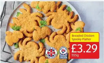 Aldi Breaded Chicken Spooky Platter offer
