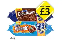 Londis View McVities Digestives Milk Chocolate, Hobnobs Milk offer