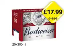 Londis View Budweiser offer