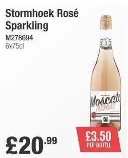 Booker Wholesale Stormhoek Rosé Sparkling offer