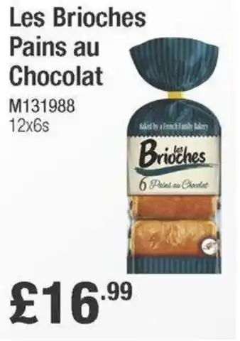 Booker Wholesale Les Brioches Pains au Chocolat offer