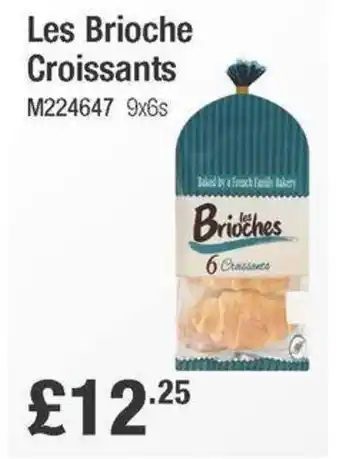 Booker Wholesale Les Brioche Croissants offer