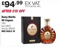 Costco Remy Martin XO Cognac 70cl offer