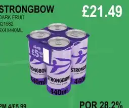 Bestway STRONGBOW DARK FRUIT offer