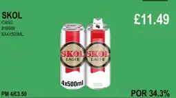Bestway SKOL CANS offer
