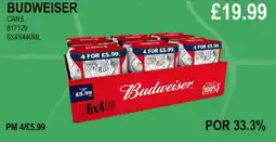 Bestway BUDWEISER CANS offer