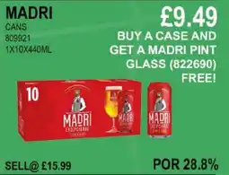 Bestway MADRI CANS offer