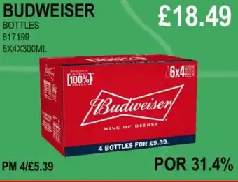 Bestway BUDWEISER BOTTLES offer