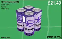 Bestway STRONGBOW DARK FRUIT offer