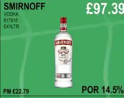 Bestway SMIRNOFF VODKA offer