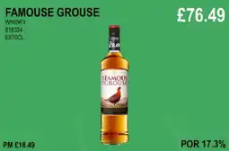 Bestway FAMOUSE GROUSE WHISKY offer
