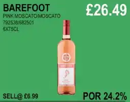 Bestway BAREFOOT PINK MOSCATO/MOSCATO offer