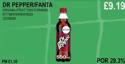 Bestway DR PEPPER/FANTA ORIGINAL/FRUIT TWIST/ORANGE offer
