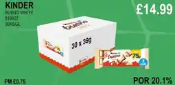 Bestway KINDER BUENO WHITE offer