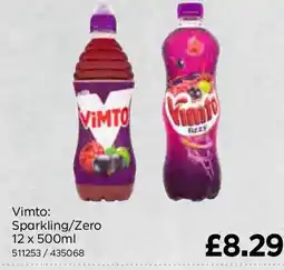 Bestway Vimto: Sparkling/Zero 12 x 500ml offer