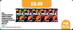 Bestway MAX PAPRIKA/CHICKEN WINGS/STRONG PRAWN/PIZZA HUT PEPPERONI/PIZZA HUT TEXAN BBQ offer