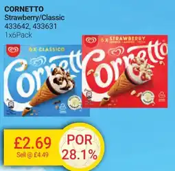 Bestway CORNETTO Strawberry/Classic offer