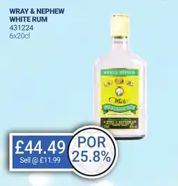 Bestway WRAY & NEPHEW WHITE RUM offer