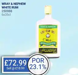 Bestway WRAY & NEPHEW WHITE RUM offer