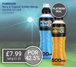 Bestway POWERADE Berry & Tropical/Golden Mango offer