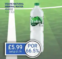 VOLVIC NATURAL MINERAL WATER