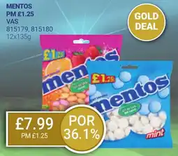 Bestway MENTOS offer